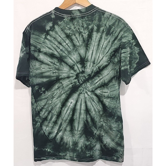 Men's Green Tie-Dye New Orleans The Big Easy Embroidered T-Shirt Size M NWOT - Picture 6 of 8